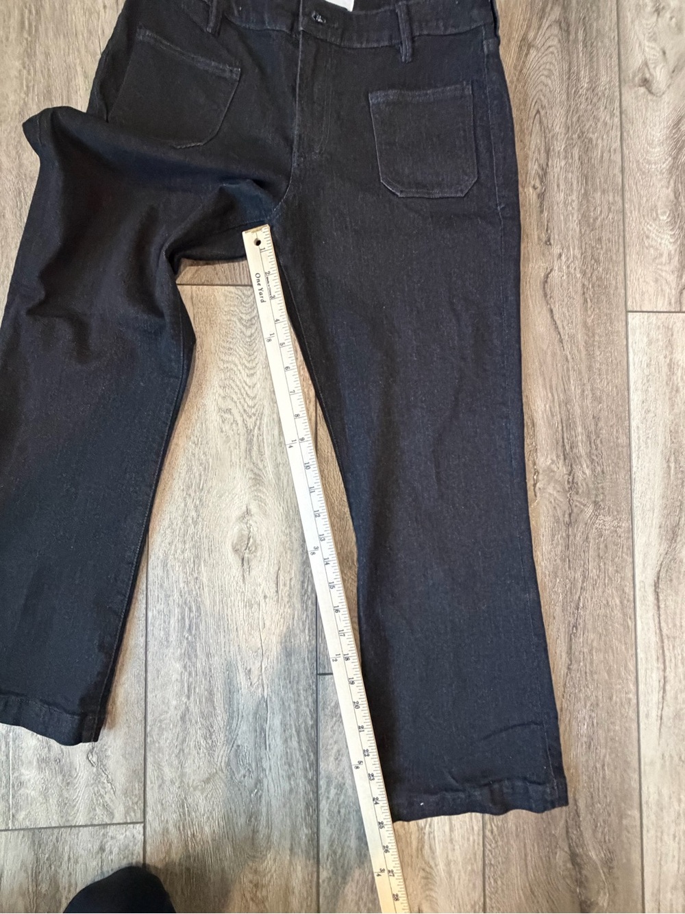 Dear John High-Rise Black Jeanne Flare Jeans (29x25) - Picture 5 of 9